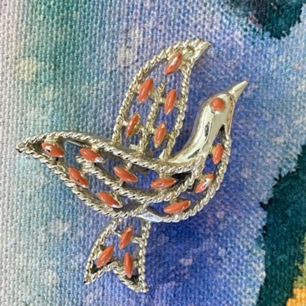 GERRYS Brooch and Pendant Bird in Flight Vintage